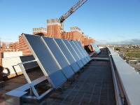 Paneles solares en cubierta